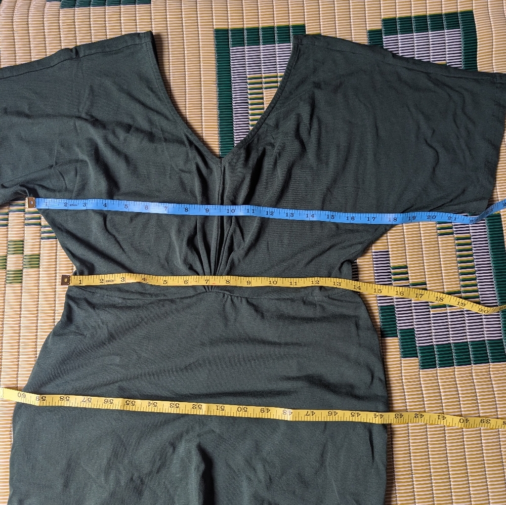 Pact Dark Green Midi Dress - Picture 7 of 7